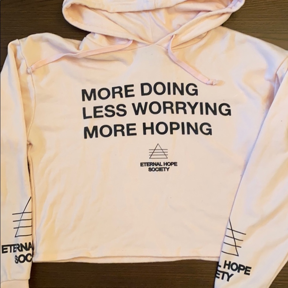 Cropped hoodie
